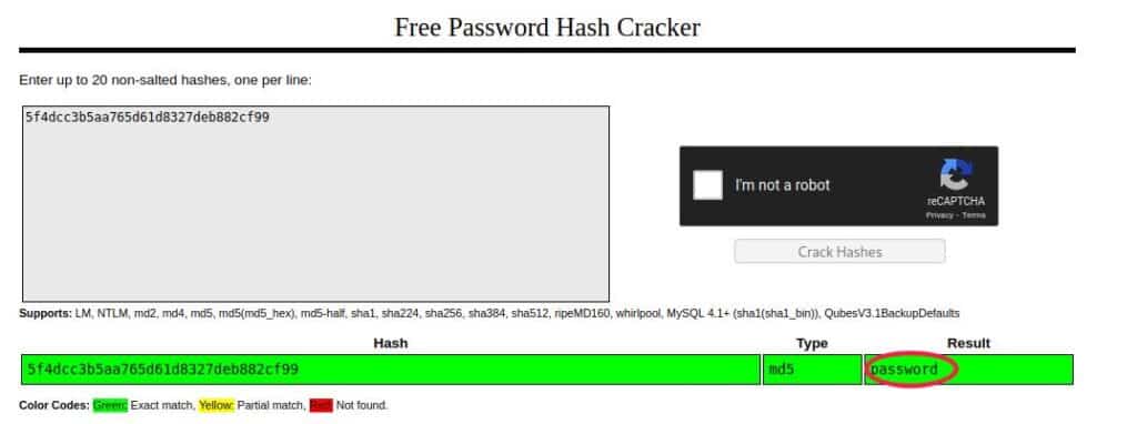 DVWA Blind SQLi crack password
